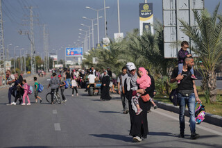 سازمان ملل: ۵ هزار فلسطینی در ۴ ساعت پای پیاده به جنوب غزه فرار کرده‌اند