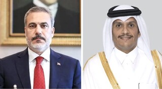 وزیران خارجه ترکیه و قطر درباره آخرین تحولات غزه گفت وگو کردند
