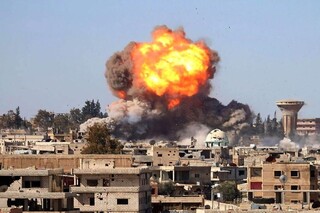 حمله راکتی به پایگاه اشغالگران آمریکا در سوریه