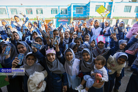 آئین افتتاح توزیع شیر رایگان در مدارس