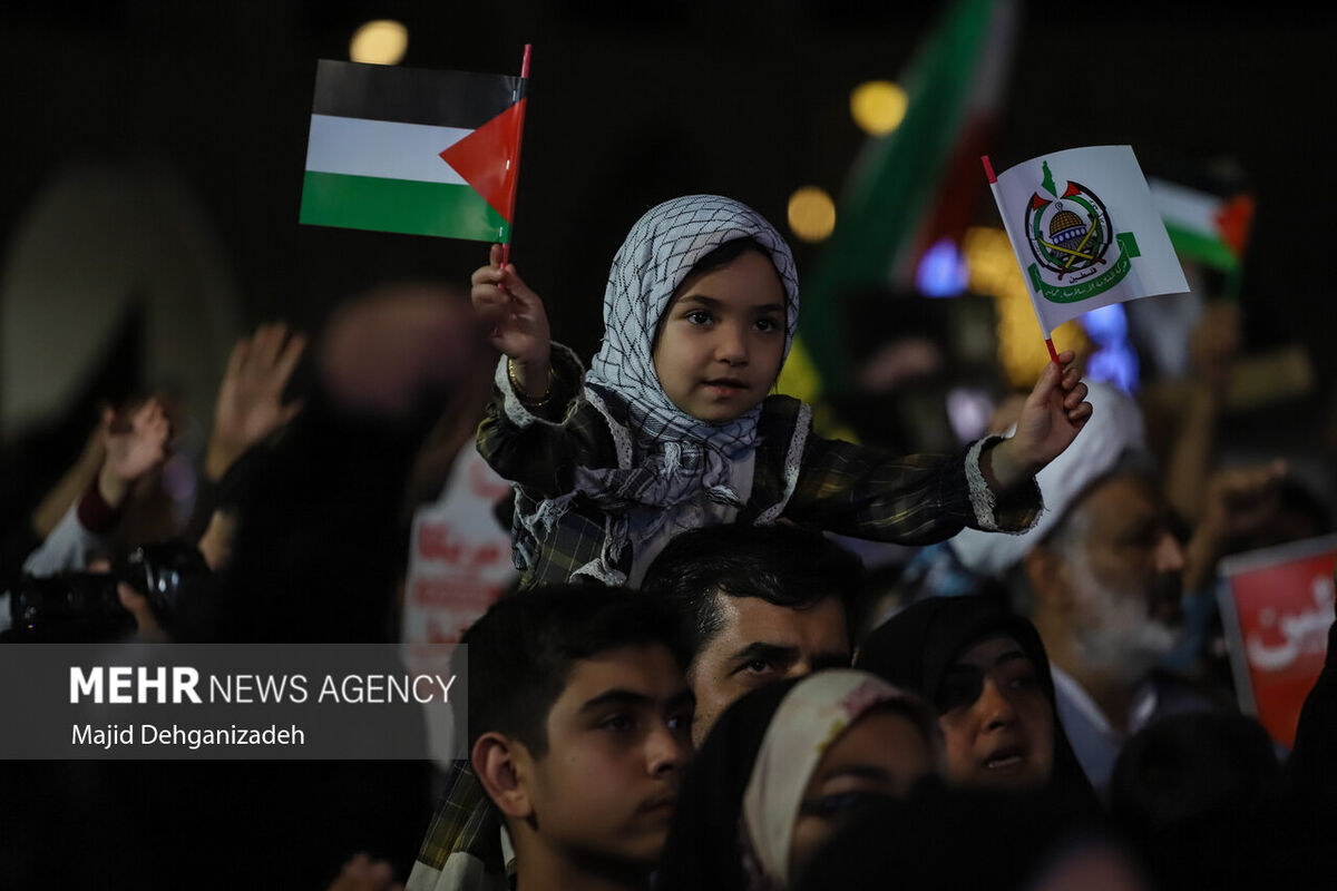 دارالعباده در حمایت از کودکان غزه به خروش آمد