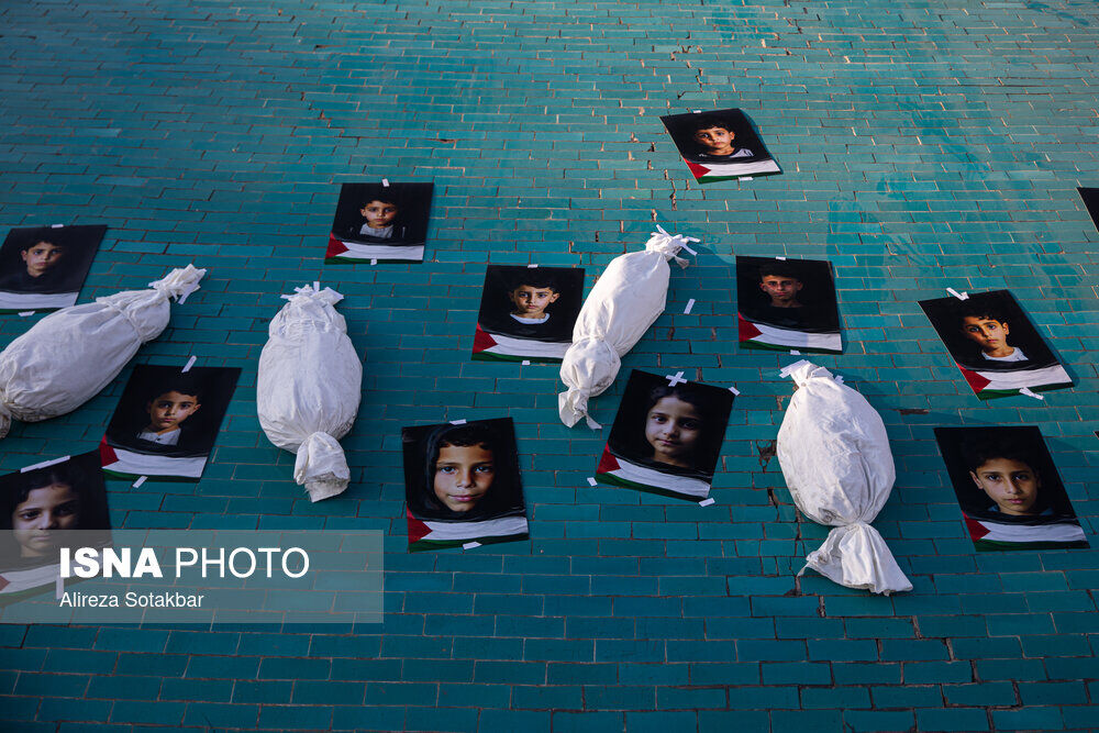 گزارش رویترز از راهپیمایی مردم ایران در حمایت از کودکان غزه