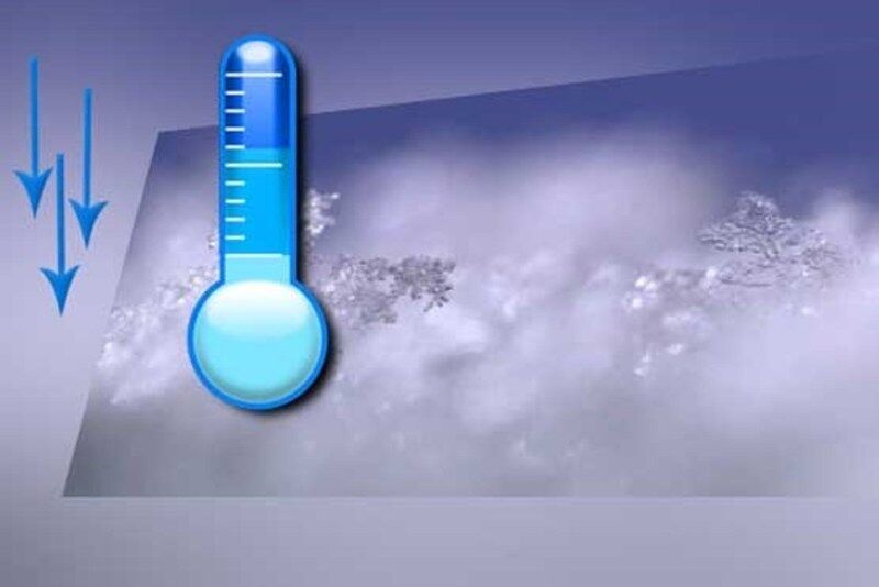 هشدار هواشناسی در خصوص یخبندان و کاهش دما در البرز
