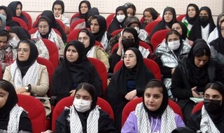 اجتماع بزرگ دختران حاج قاسم در نقطه مرزی کردستان