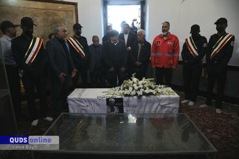 گزارش تصویری I مراسم خاکسپاری پیکر مرحوم دکتر محمدعلی اسلامی ندوشن در نیشابور