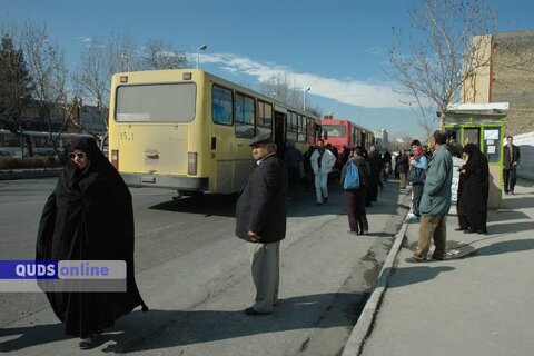ناوگان اتوبوسرانی مشهد در مسیرهای منتهی به حرم به صورت رایگان سرویس دهی می‌کند