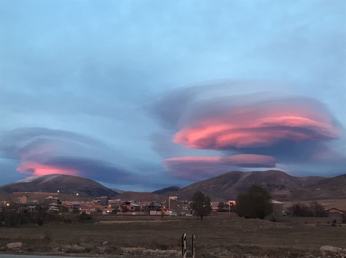 آسمان خلخال، میزبان ابرهای کندویی + عکس