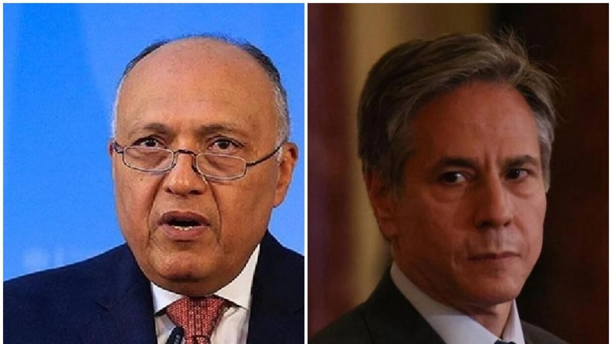 رایزنی وزرای خارجه آمریکا و مصر بر رفع موانع ادامه آتش‌بس غزه