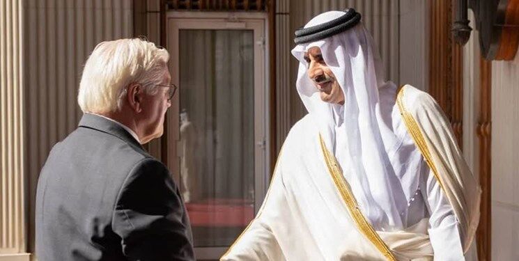 دیدار رئیس جمهور آلمان با امیر قطر با محوریت تحولات منطقه