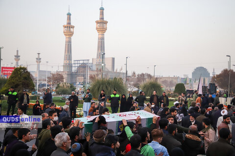 گزارش تصویری I تشییع پیکر شهدای خانطومان در مشهد