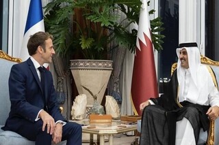 رایزنی ماکرون با امیر قطر درباره جنگ غزه
