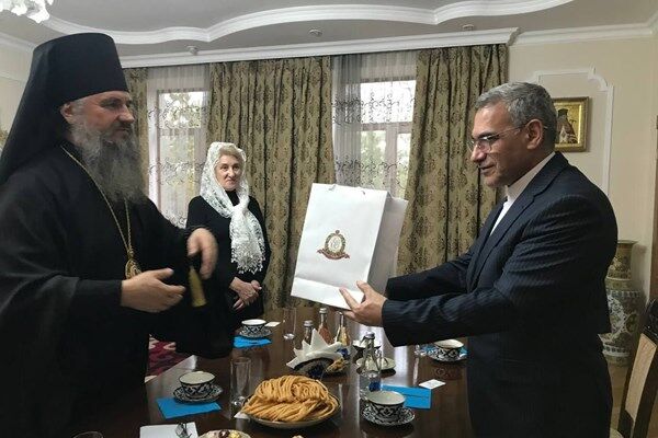 دیدار سفیر ایران با اسقف اعظم کلیسای ارتدوکس قرقیزستان
