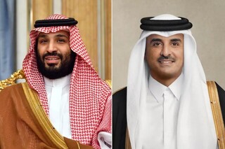 ابراز نگرانی عمیق امیر قطر و ولیعهد عربستان از فاجعه انسانی در غزه