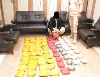 بیش از ۱۰۰ کیلوگرم مواد مخدر در مرزهای خراسان رضوی کشف شد/ دستگیری قاچاقچی