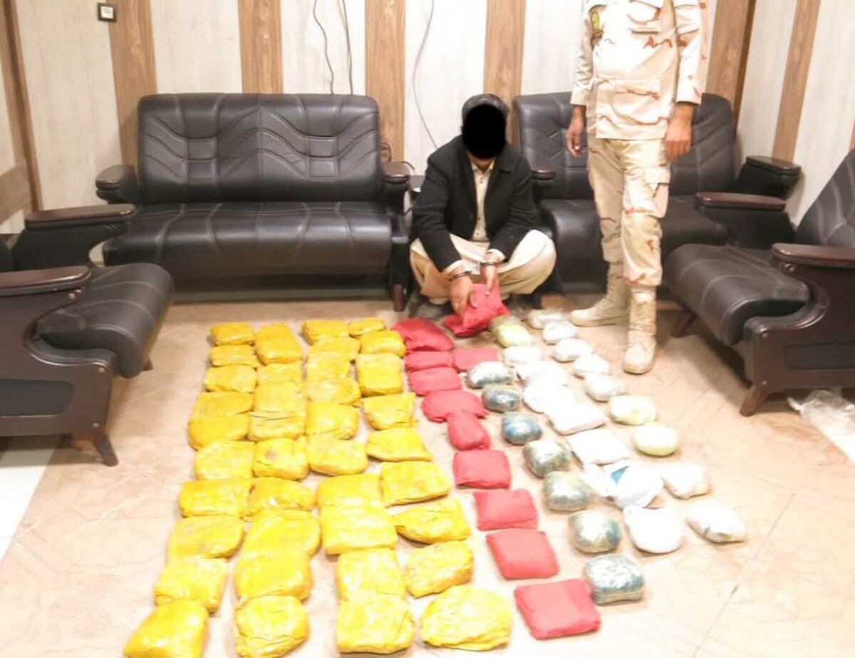 بیش از ۱۰۰ کیلوگرم مواد مخدر در مرزهای خراسان رضوی کشف شد/ دستگیری قاچاقچی