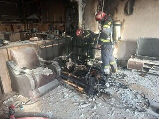 آتش سوزی طبقه دوم ساختمانی در بجنورد مهار شد