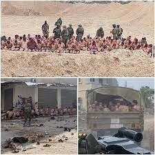 اشغالگران دهها غیرنظامی فلسطینی غیرمسلح در شمال غزه را به شیوه داعش اسیر کردند