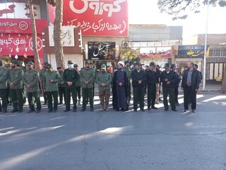پیکر شهید گمنام دفاع مقدس در تربت‌حیدریه تشییع شد