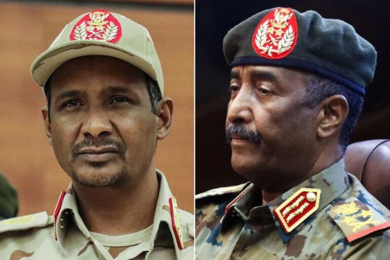 شروط البرهان برای دیدار با فرمانده نیروهای واکنش سریع سودان