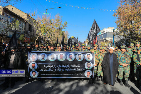 گزارش تصویری I تشییع پیکر 12 شهید گمنام دفاع مقدس و 2 شهید حادثه تروریستی راسک در مشهد