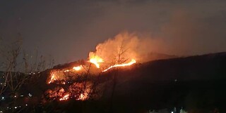 ۱۸ هکتار از اراضی گیلان در آتش سوخت