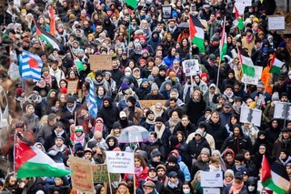 ادامه راهپیمایی‌ها در نقاط مختلف جهان برای حمایت از فلسطین