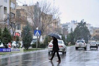 پیش بینی بارش پراکنده برف و باران در مشهد
