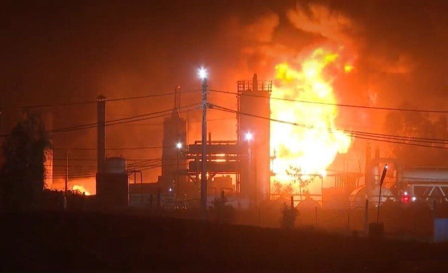 آتش‌سوزی در پالایشگاه نفت اربیل عراق مهار شد 