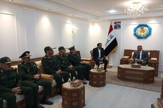 سردار «احمدی‌مقدم» با وزیر کشور عراق دیدار کرد