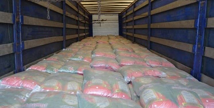 جلوگیری از قاچاق ۲۴ تن برنج در بم