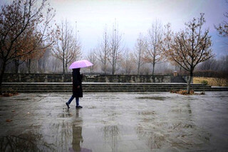 آغار بارش‌های زمستانی در مازندران
