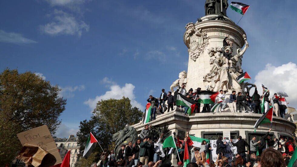 موج حمایت از فلسطین در اروپا در مراسم‌های سال نو میلادی