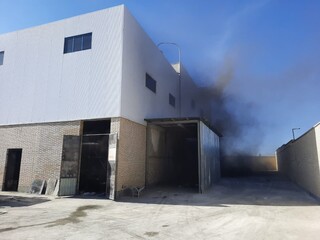 آتش‌سوزی در کارخانه نساجی  نجف‌آباد