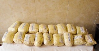 کشف بیش از ۱۷ کیلوگرم مواد مخدر توسط مرزبانان هنگ تایباد 