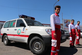 ۶۴۰ امدادگر هلال احمر در جاده‌های کرمان مستقر شدند
