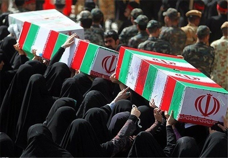 آغاز تشییع شهدای مرزبانی در ایلام