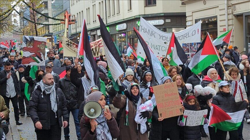 تظاهرات‌ ضد صهیونیستی ۱۲ برابر بیشتر از تجمعات حامیان اسرائیل است