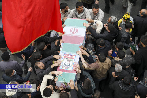 گزارش تصویری I تشییع دو تن از شهدای حادثه تروریستی کرمان و یک شهید دفاع مقدس در مشهد