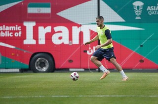 اولین تمرین تیم ملی ایران در قطر؛ قلعه‌نویی هم پا به توپ شد