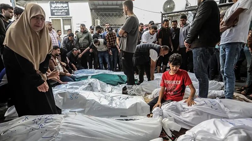 انتقال ۷۳ شهید و ۹۹ زخمی فقط به یک بیمارستان غزه 