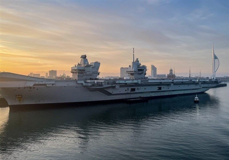 انگلیس قادر به اعزام ناو هواپیمابر به دریای سرخ نیست