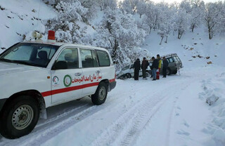 امدادرسانی به ۵۸۸۲ نفر در ۱۳ استان کشور به دلیل برف و کولاک