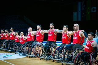 پیروزی بسکتبال باویلچر ایران برابر ژاپن