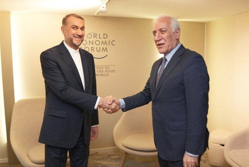 دیدار و گفت‌وگوی امیرعبداللهیان با رئیس جمهور ارمنستان