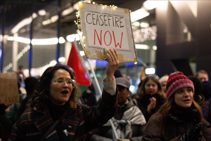 تحصن حامیان فلسطین در ایستگاه‌های مترو هلند