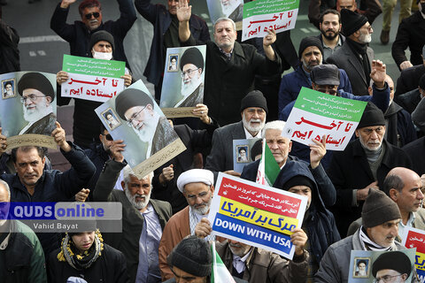 گزارش تصویری I راهپیمایی مردم مشهد در حمایت از فلسطین و یمن