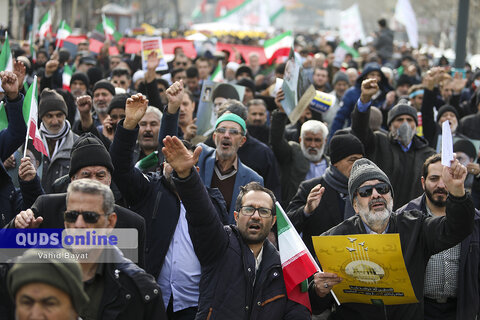 گزارش تصویری I راهپیمایی مردم مشهد در حمایت از فلسطین و یمن