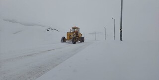 برف راه ارتباطی هشت روستای مراوه‌تپه گلستان را مسدود کرد