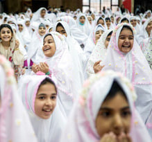 برگزاری اجتماع بزرگ دختران ماه در اهواز