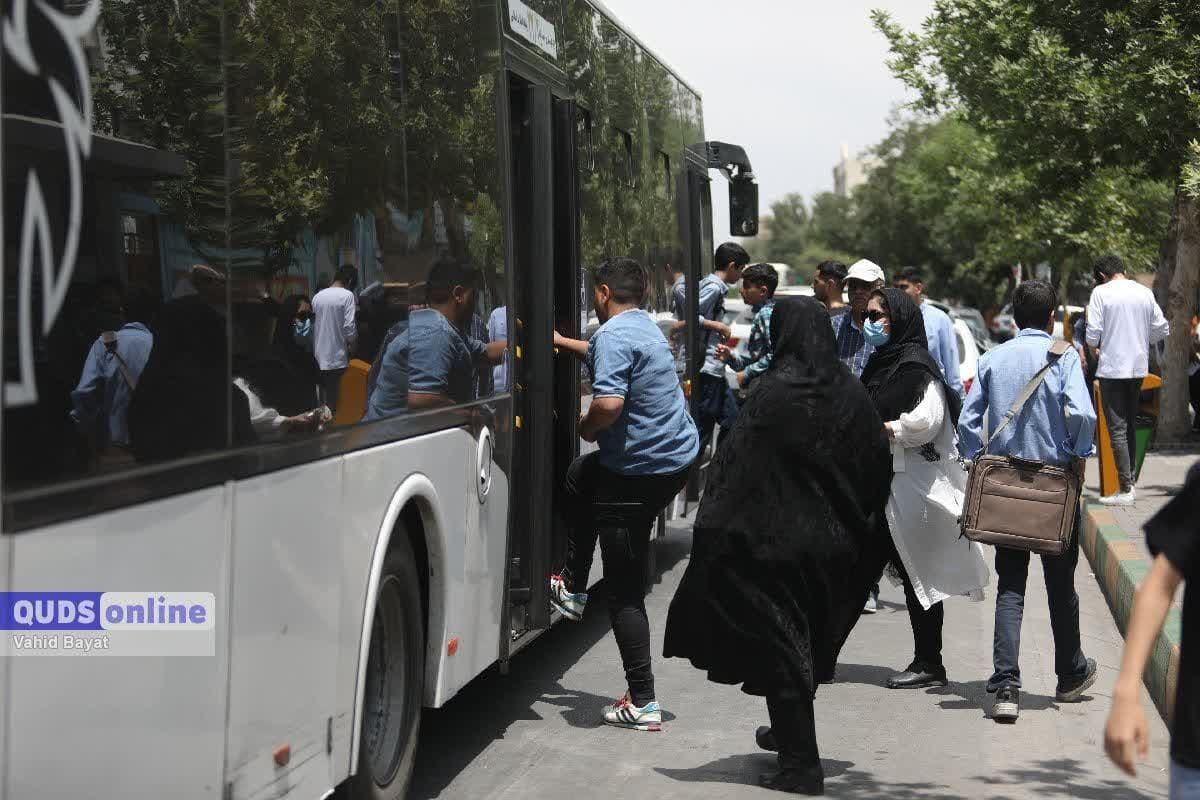 سرویس‌دهی رایگان ناوگان اتوبوسرانی مشهد در روز ۲۲ بهمن